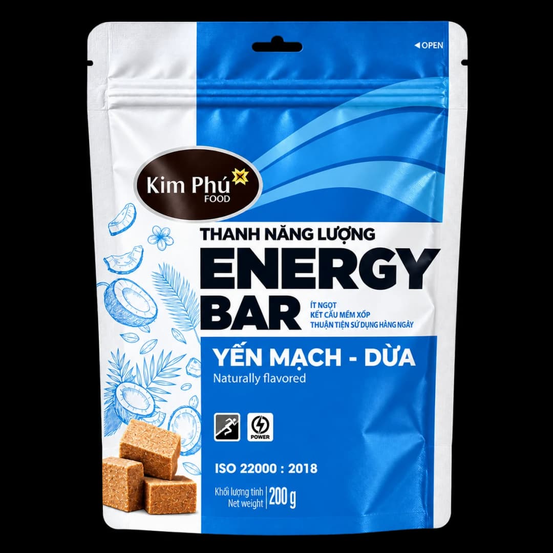 Thanh năng lượng Energy Bar Yến mạch - Dừa